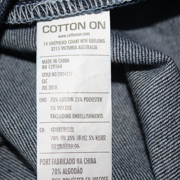 (Cotton On)Denim A-Line Mini Skirt (I Take Offers) - Picture 3 of 8